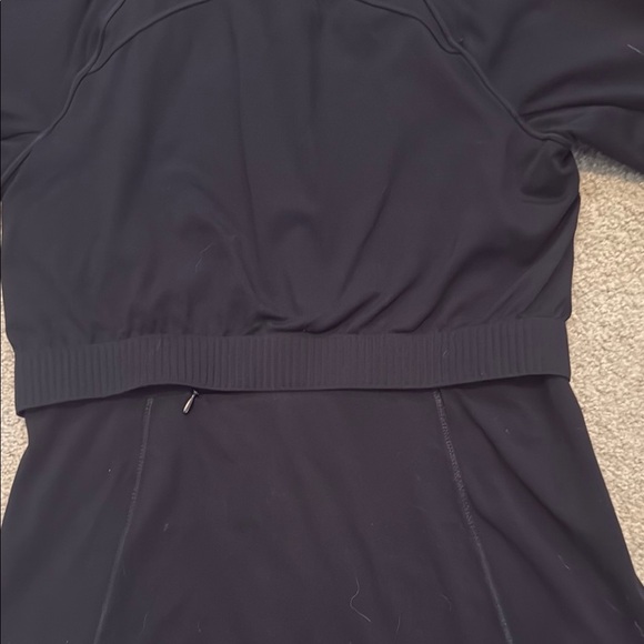Fabletics Black Athletic Jacket with High Collar and Tapered Fit - Picture 6 of 7